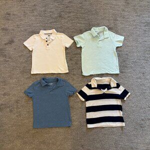 Polo Shirts - Toddler Shirts - Short Sleeves - Set of 4 - Size 4T - Old Navy